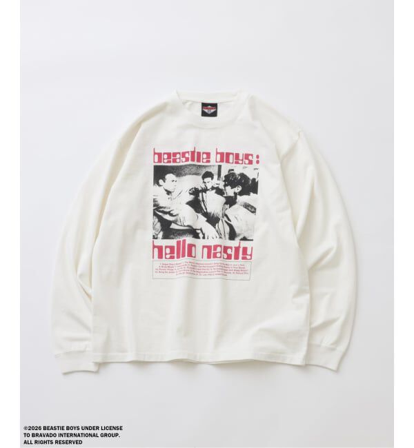 JOURNAL STANDARD relume「BEASTIE BOYS / ビースティ・ボーイズ 別注 ヴィンテージ加工 ロンT」|Tシャツ・カットソー|ホワイト