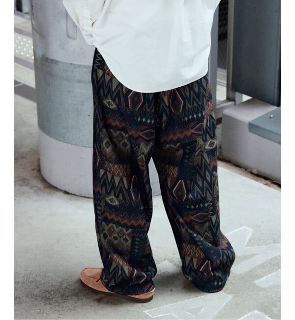 JOURNAL STANDARD「RIRANCHA / リランチェ ブッチャー 総柄 オーバー パンツ」|その他|