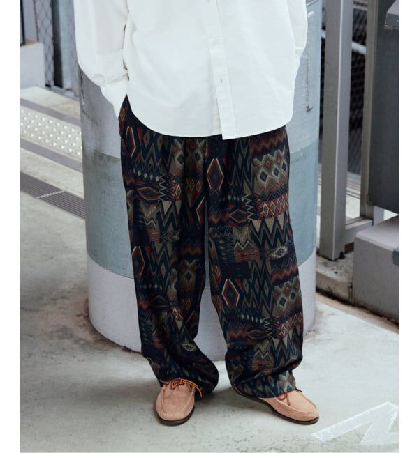 JOURNAL STANDARD「RIRANCHA / リランチェ ブッチャー 総柄 オーバー パンツ」|その他|