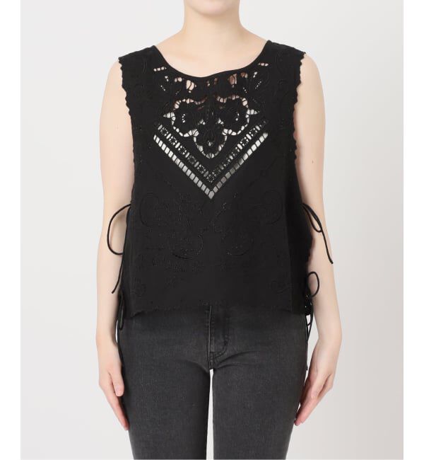 JOURNAL STANDARD relume「スクエアエンブロイダリーベスト」|ベスト・ジレ|