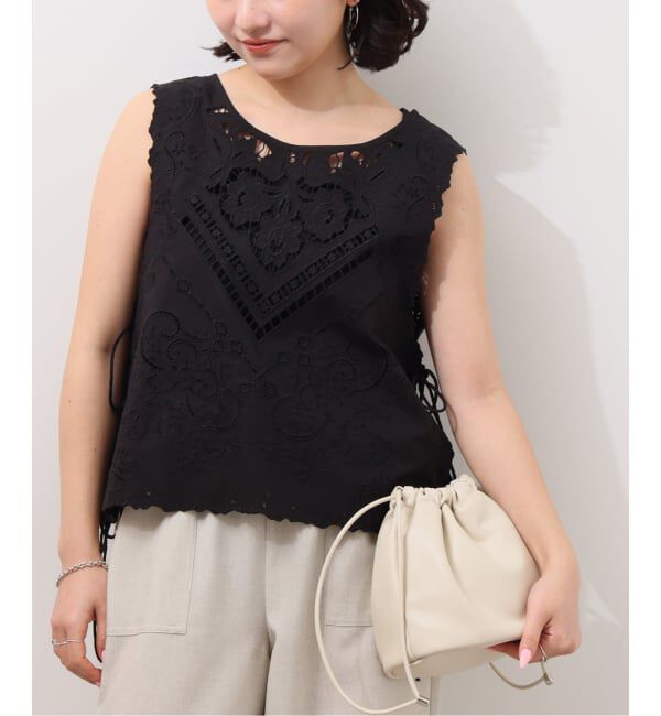 JOURNAL STANDARD relume「スクエアエンブロイダリーベスト」|ベスト・ジレ|