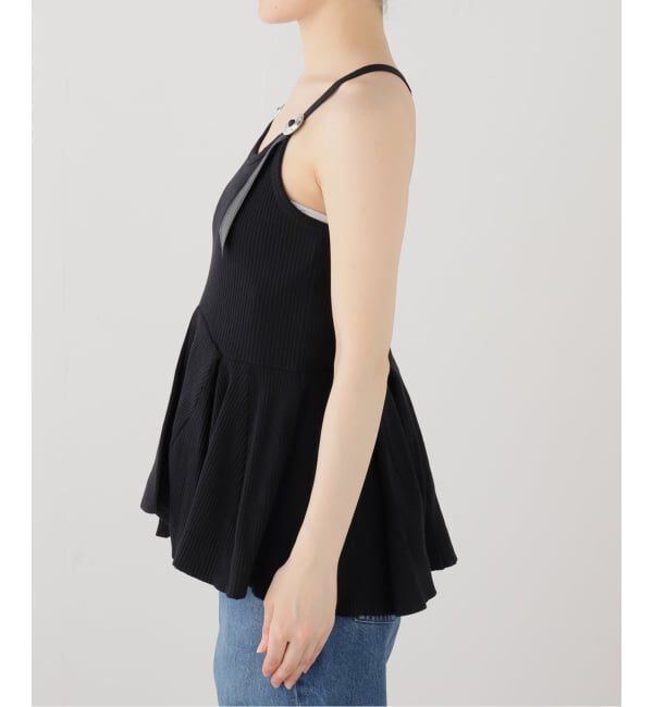 journal standard L'essage「【TOGA TOO/トーガトゥ】Rib flare camisole キャミソール」|Tシャツ・カットソー|