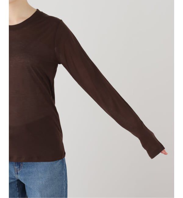 journal standard L'essage「【BASERANGE/ベースレンジ】LONG SLEEVE TEE ロングスリーブTシャツ」|Tシャツ・カットソー|