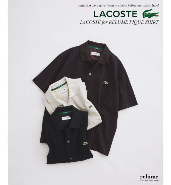 JOURNAL STANDARD relume「《予約》LACOSTE / ラコステ 別注 ピケ 半袖シャツ」|シャツ・ブラウス|