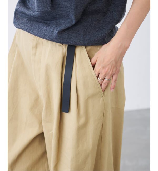 FRAMeWORK「ワイドチノパンツ」|チノ|