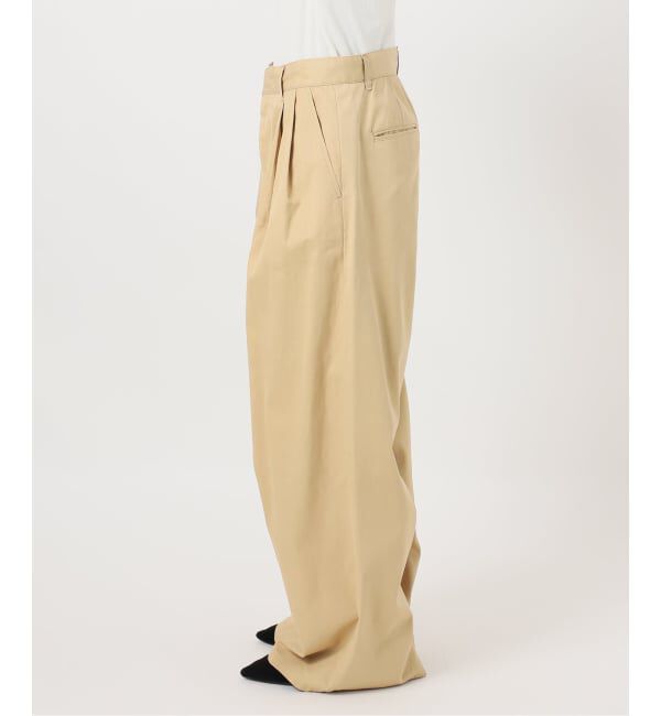 FRAMeWORK「ワイドチノパンツ」|チノ|