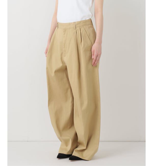 FRAMeWORK「ワイドチノパンツ」|チノ|