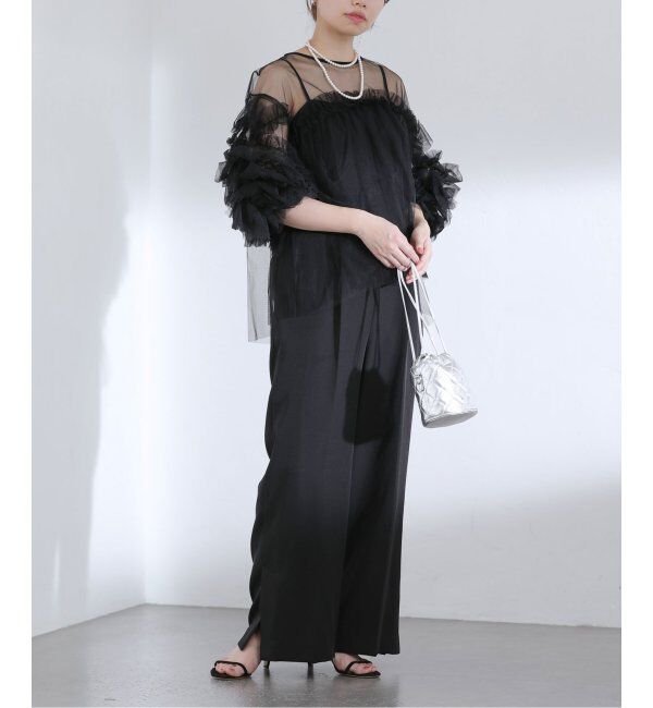  「ダブルクロスオールインワン」|ドレス|