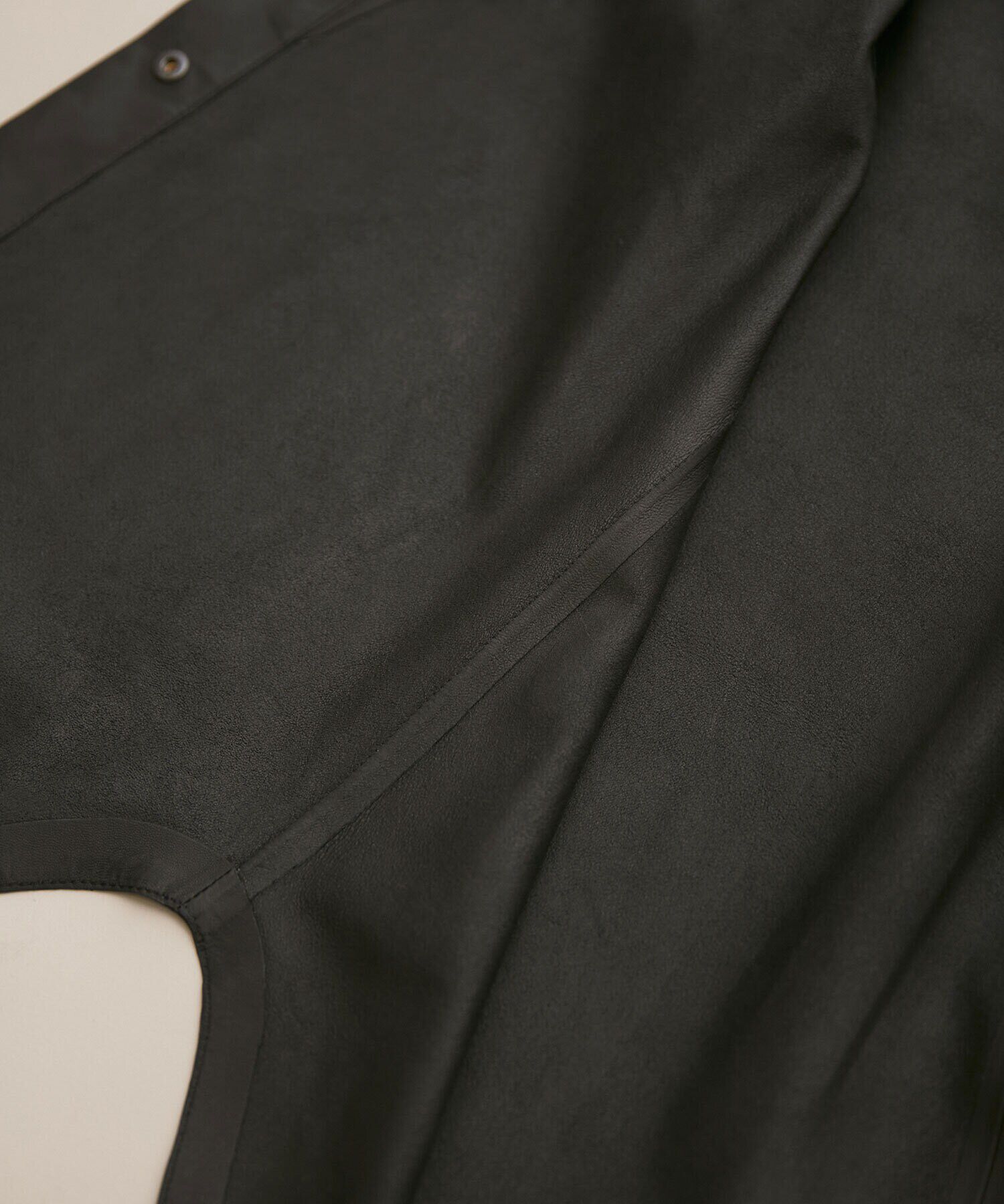 nano･universe「LB.01/Vネックレザージレ」|ライダースジャケット|