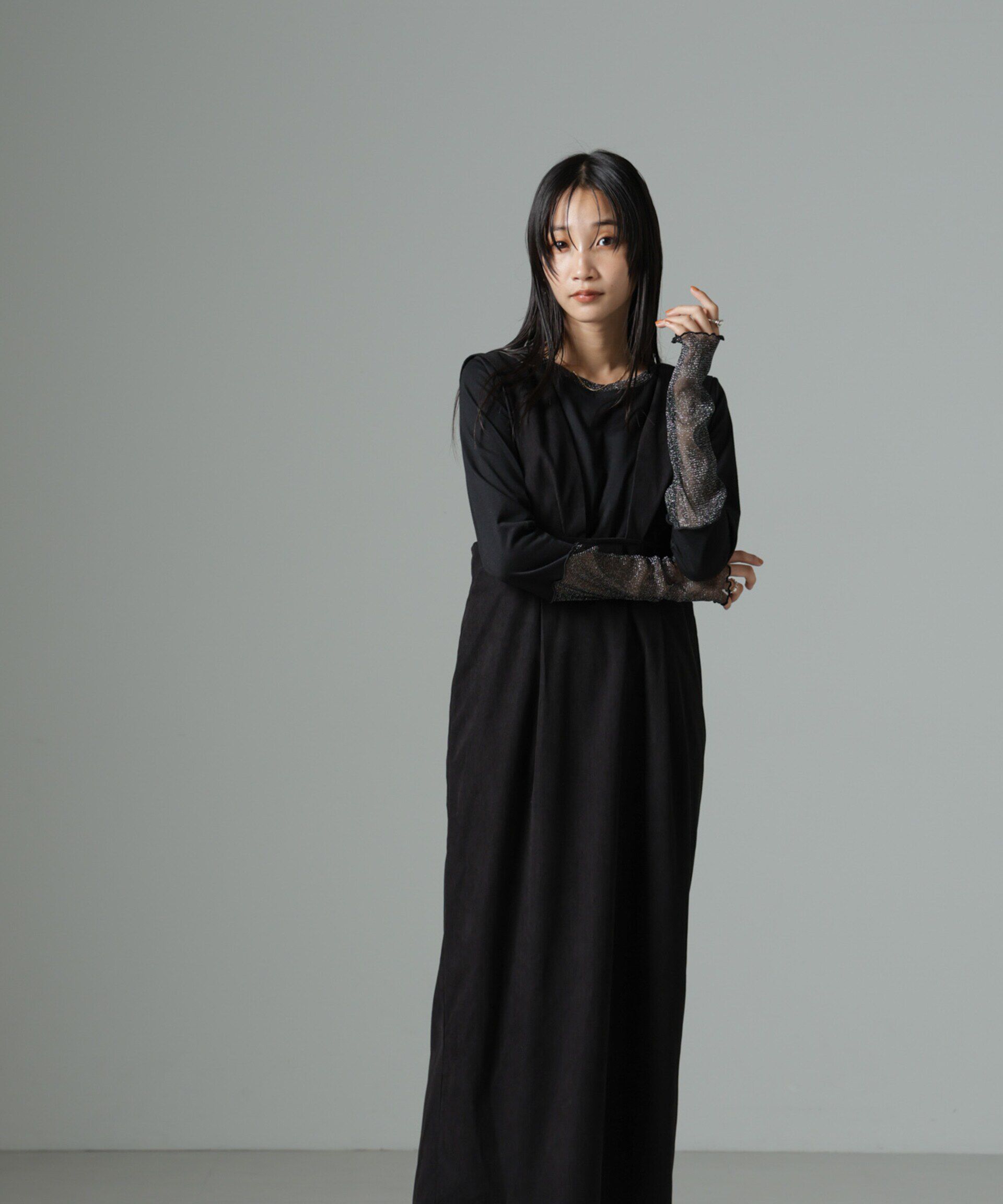 nano･universe「マイクロコールナロージャンパースカート(セットアップ可)」|ワンピース|