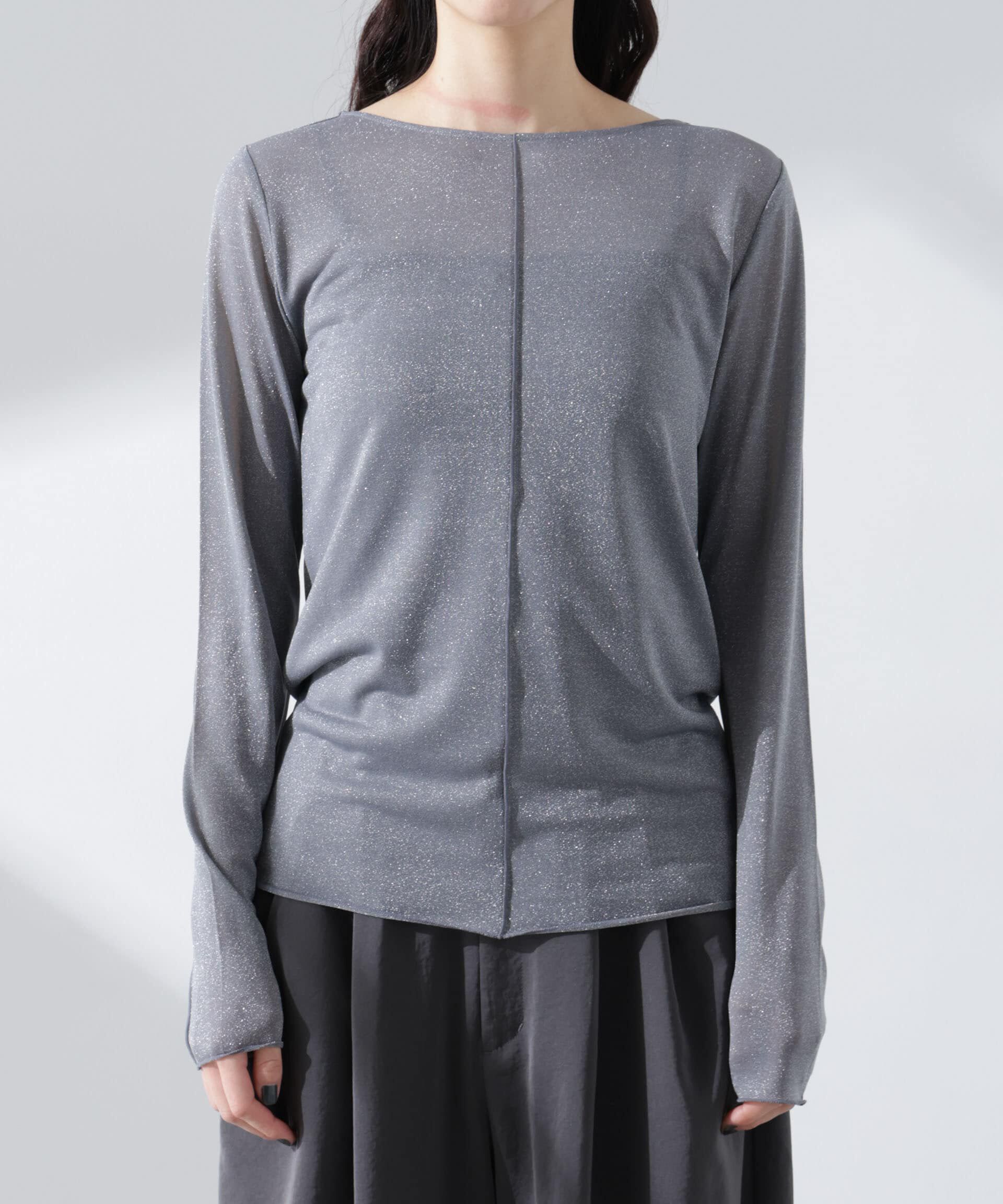 nano･universe「ラメシアーカットトップス」|Tシャツ・カットソー|