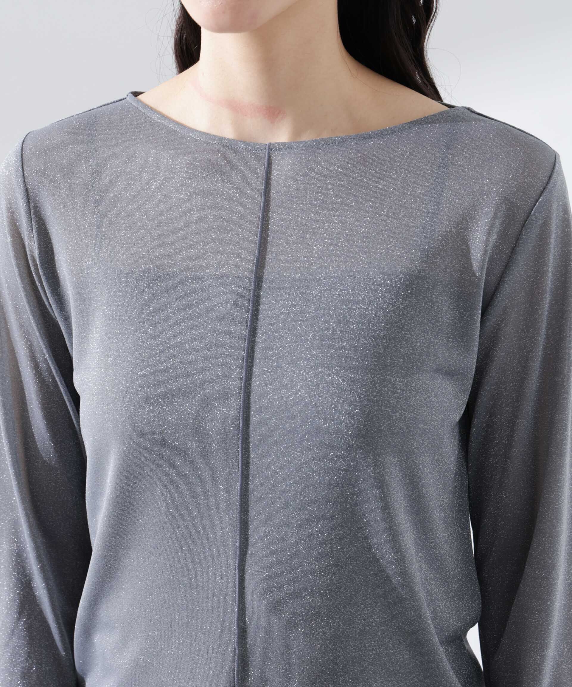 nano･universe「ラメシアーカットトップス」|Tシャツ・カットソー|