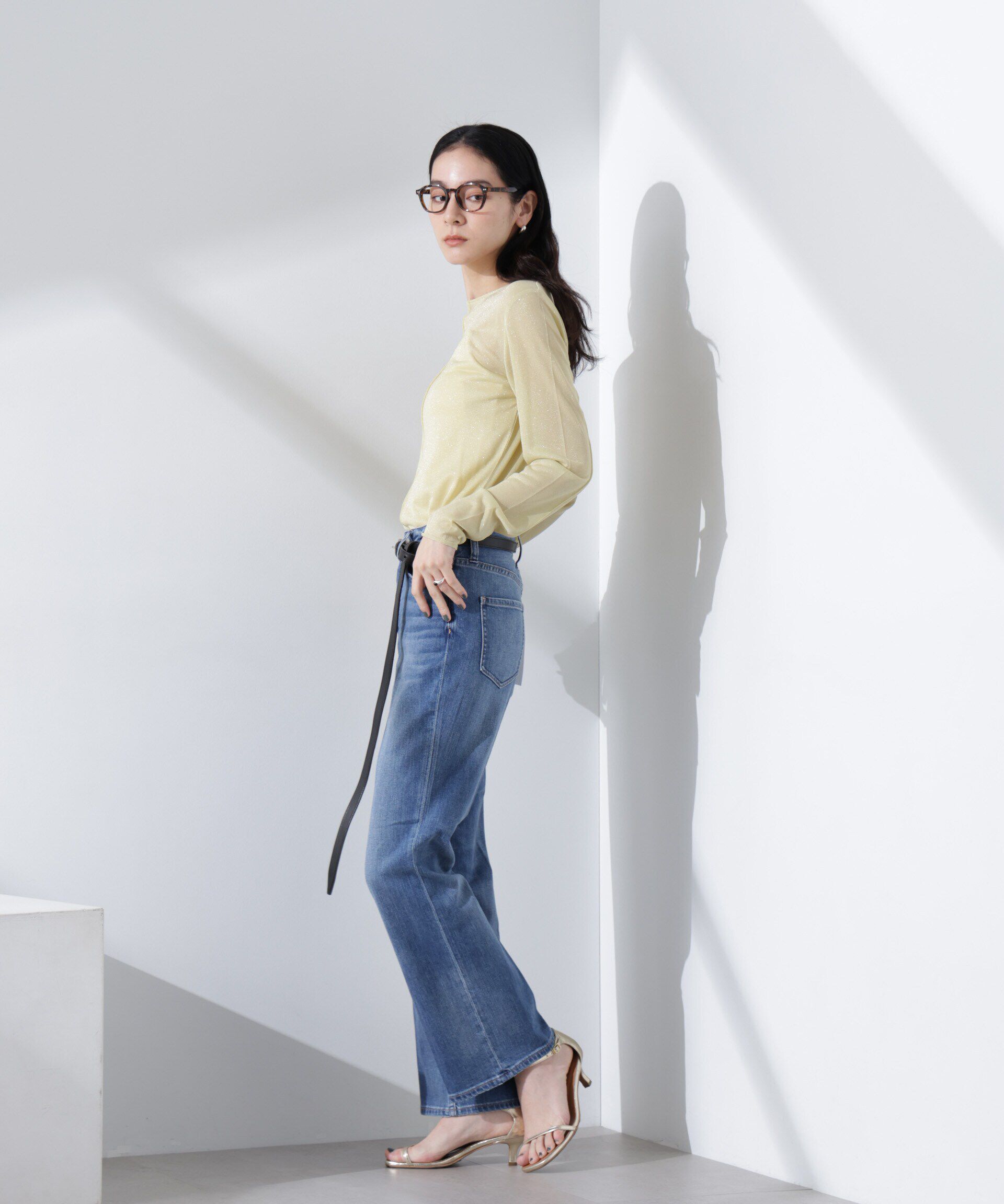 nano･universe「ラメシアーカットトップス」|Tシャツ・カットソー|