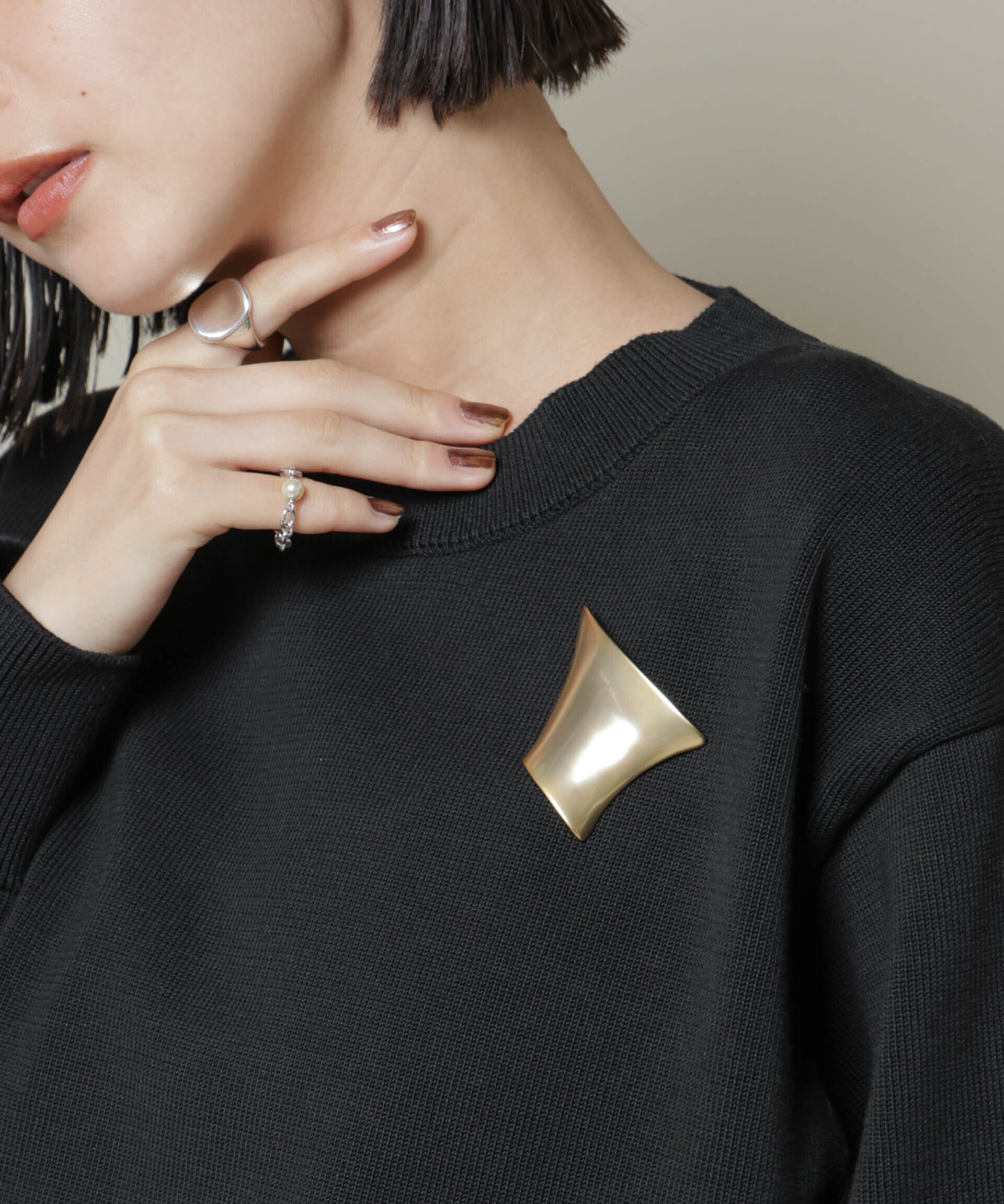 nano･universe「JAMIRAY/TRAPEZOID BR」|その他|ゴールド