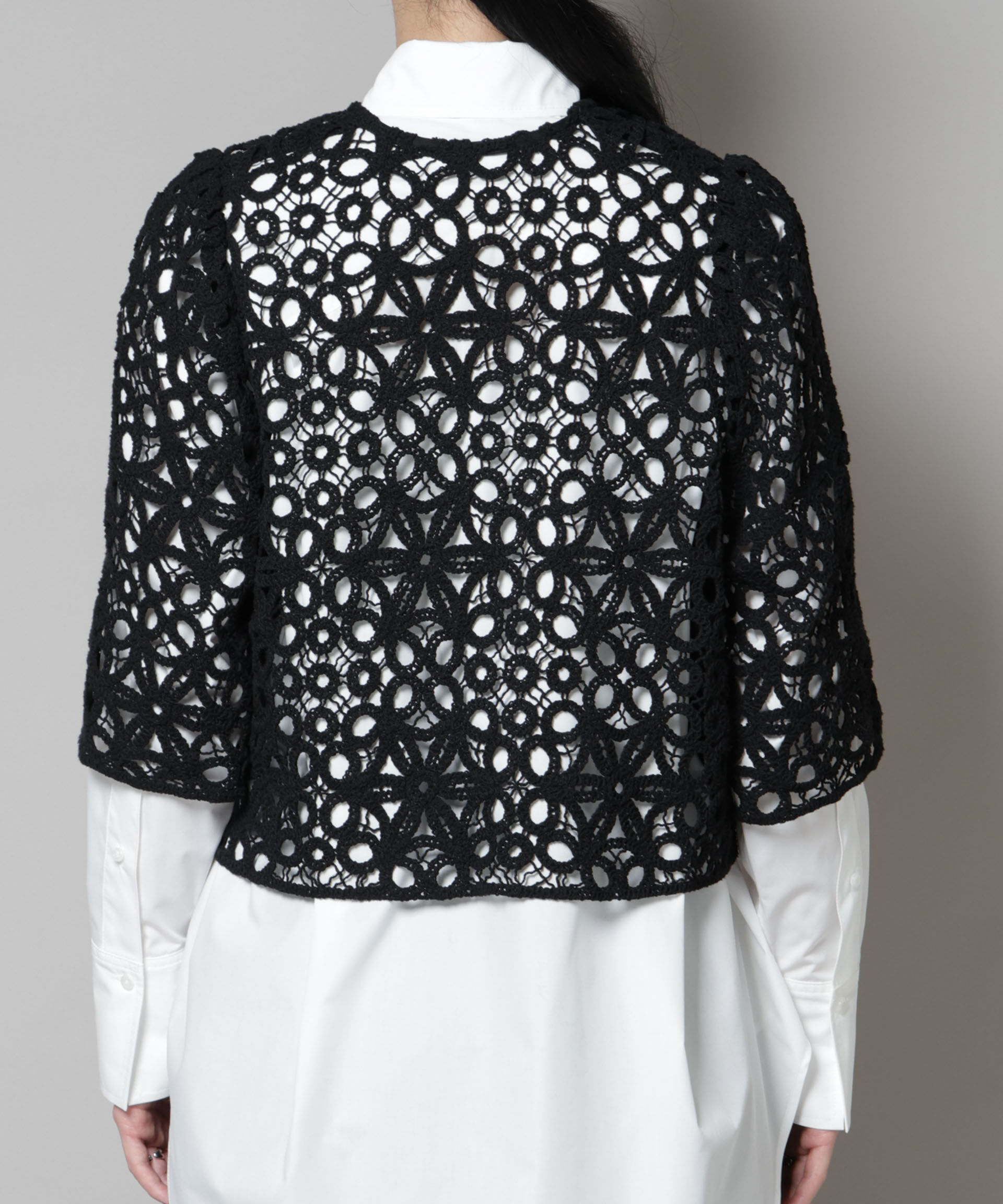 nano･universe「コットンコードレースジャケット」|テーラードジャケット|