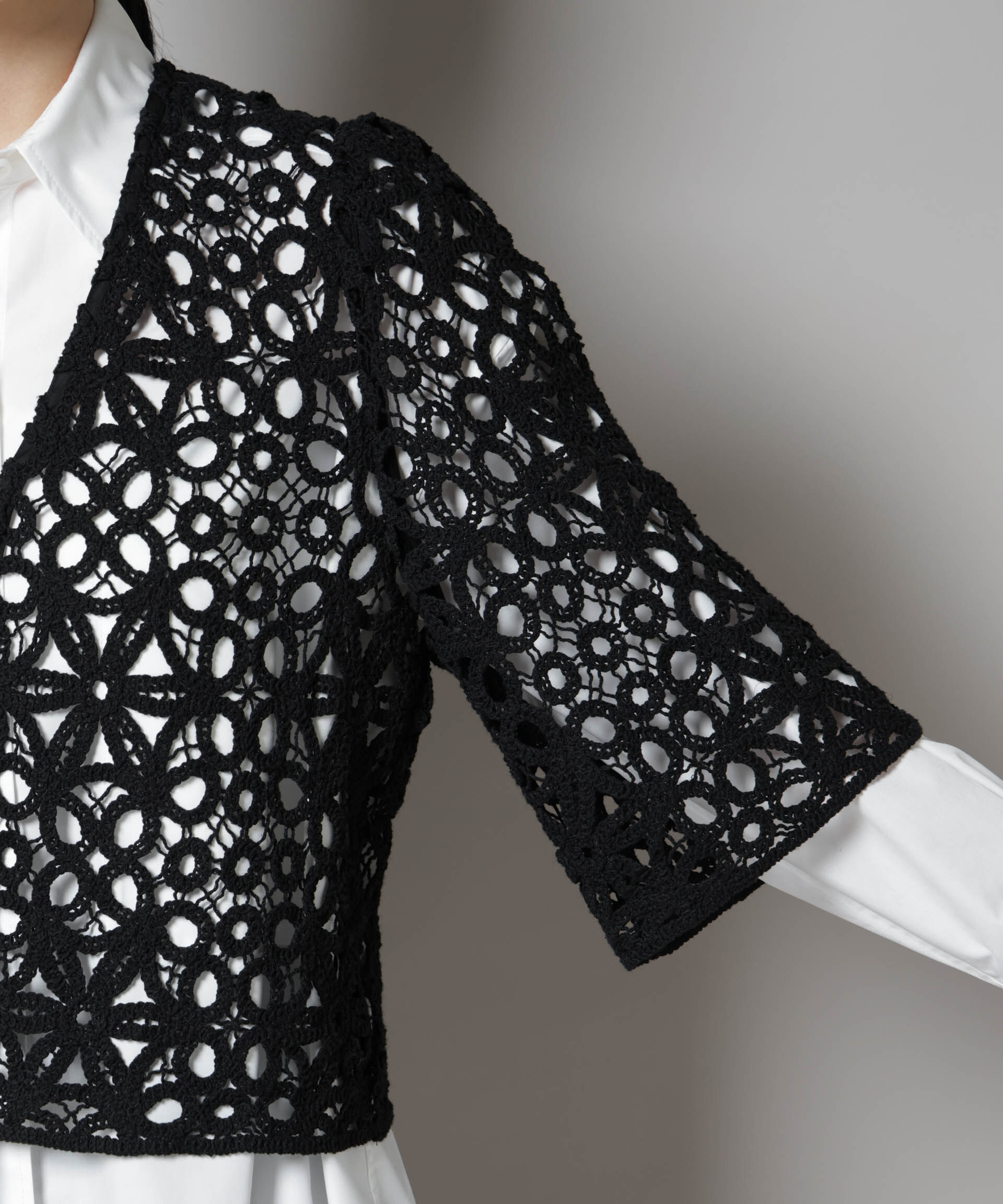 nano･universe「コットンコードレースジャケット」|テーラードジャケット|