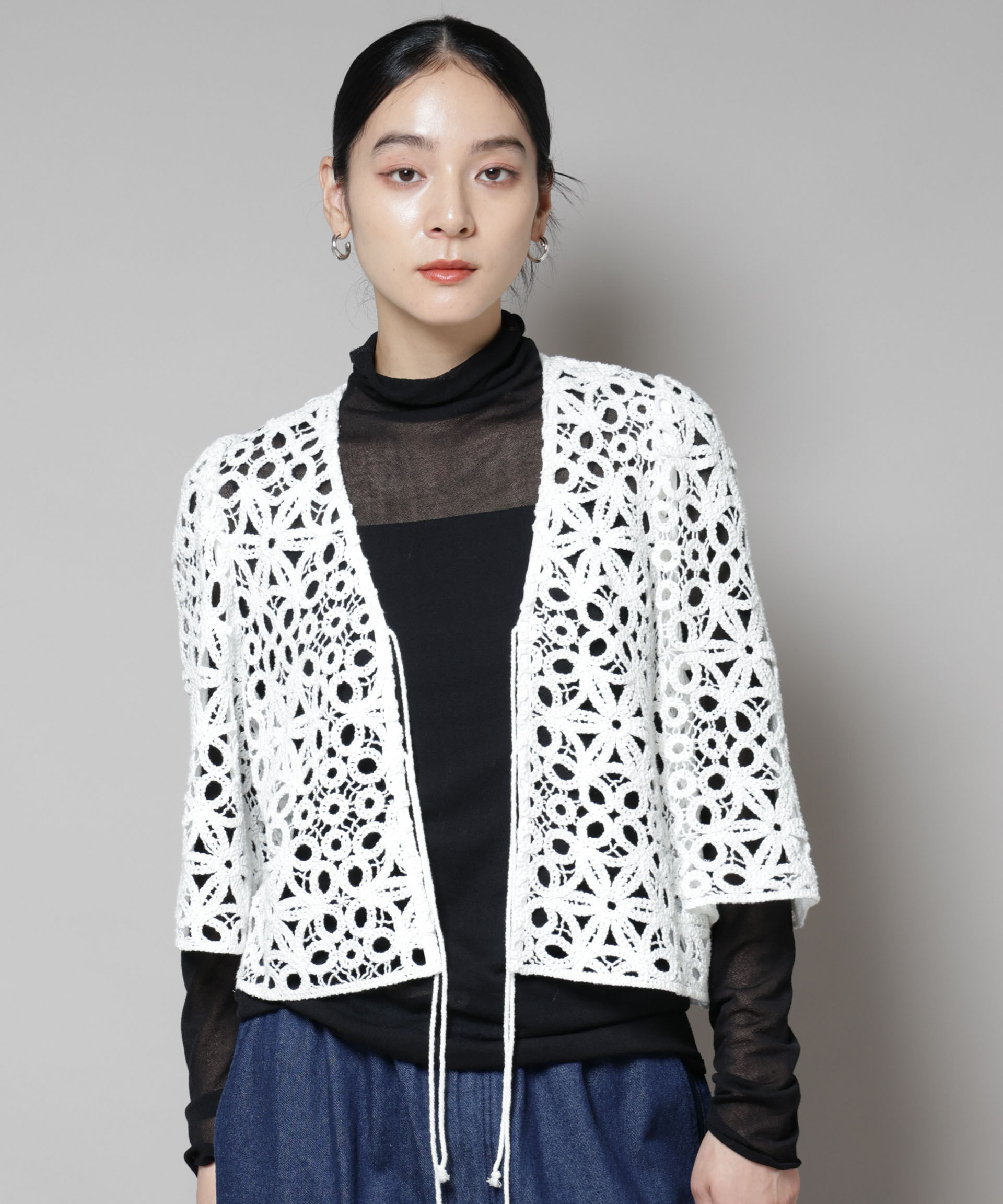 nano･universe「コットンコードレースジャケット」|テーラードジャケット|