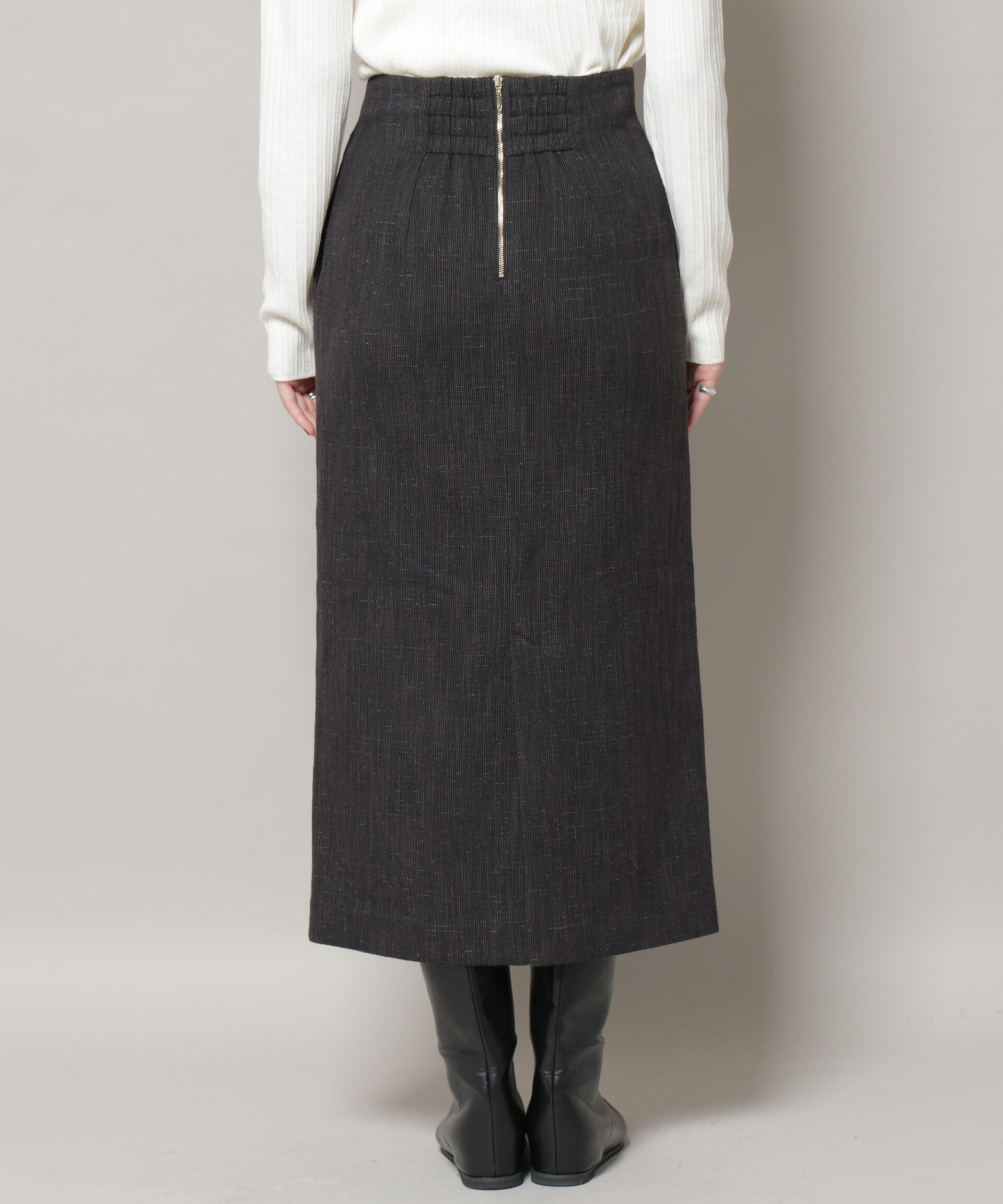 nano･universe「ツイードタイトスカート(セットアップ可)」|スカート|