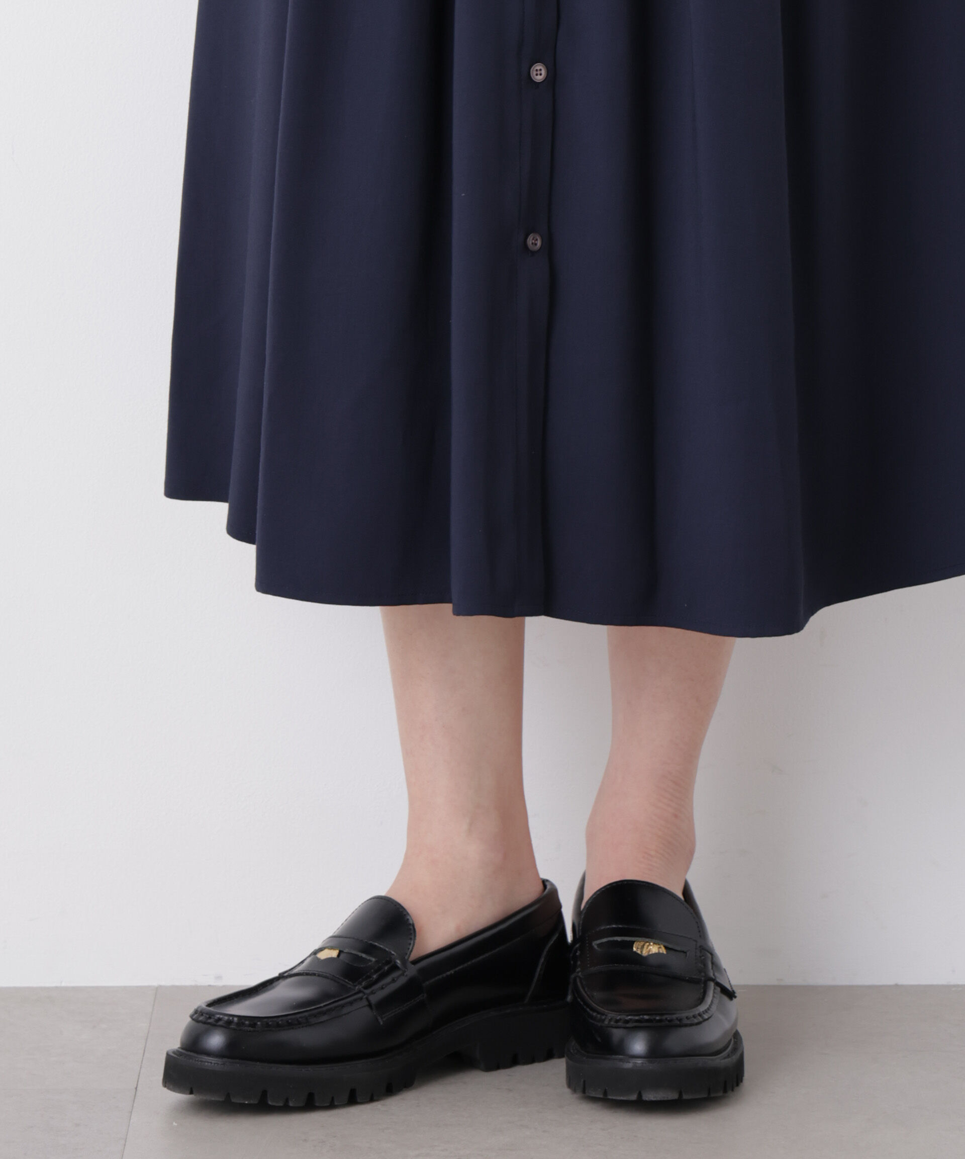 nano･universe「ウエスト切り替えギャザーワンピース」|ワンピース|