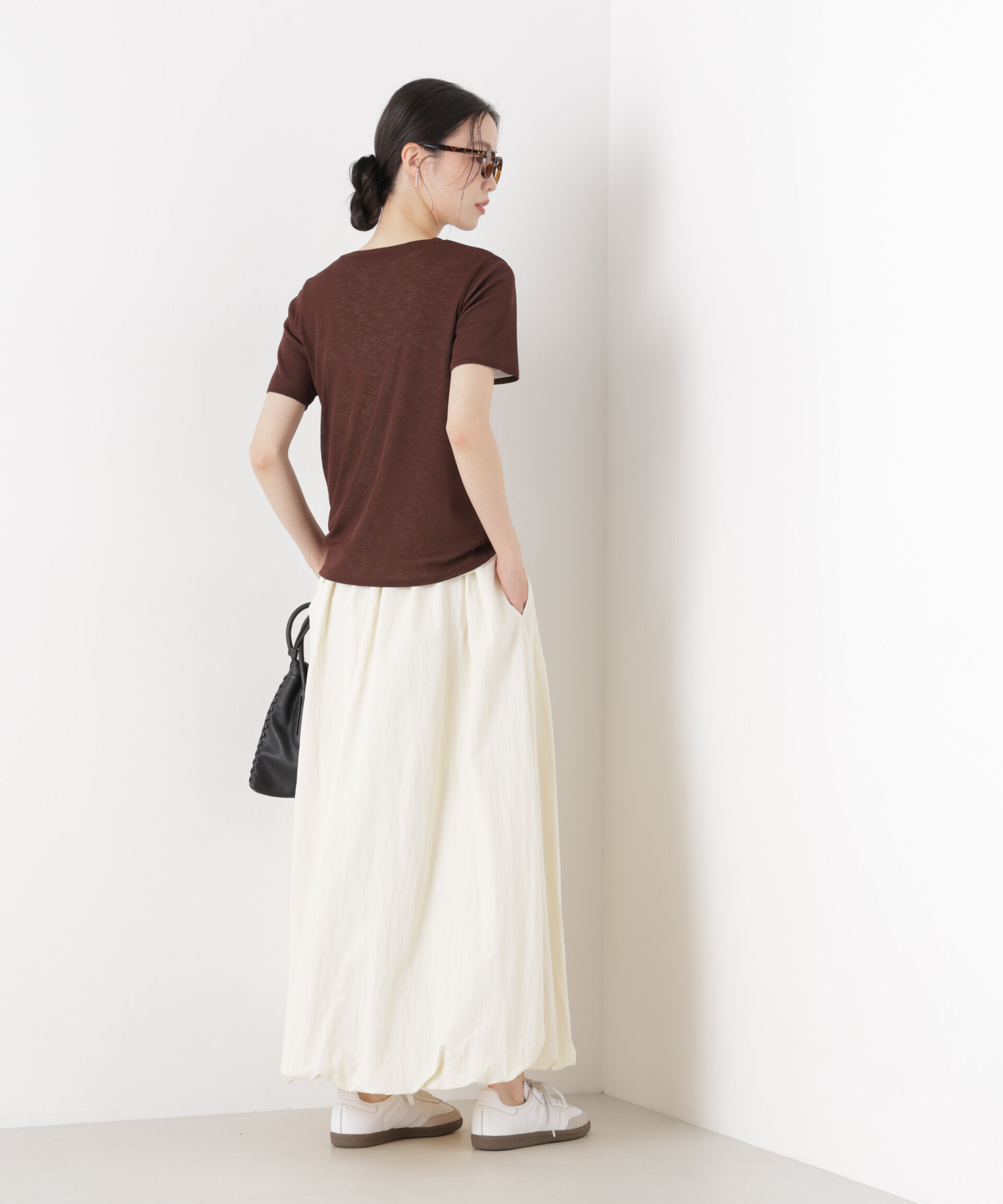 nano･universe「スラブシアー半袖Tシャツ」|Tシャツ・カットソー|