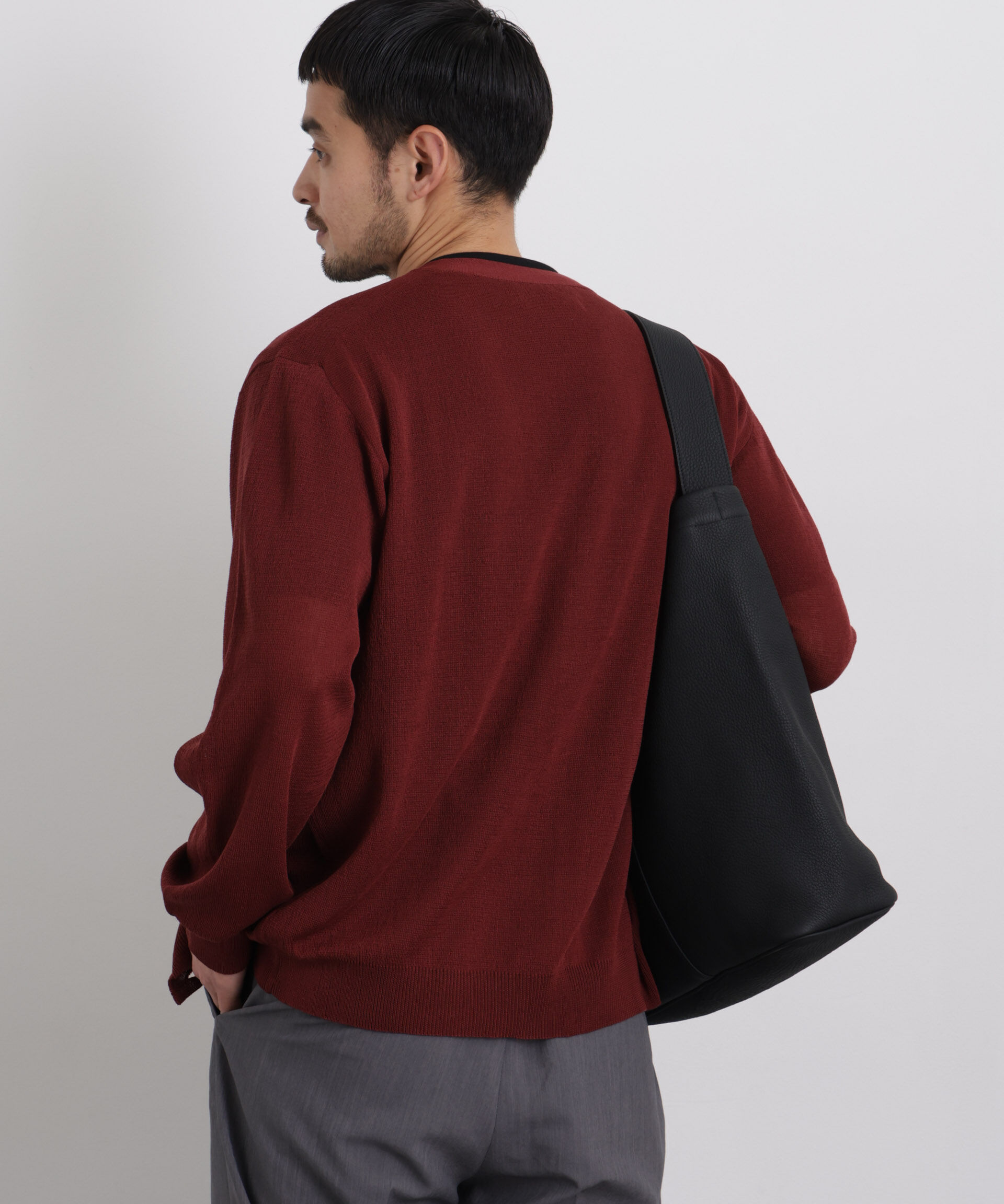 nano･universe「14ゲージドライニットカーディガン」|ニット・セーター|