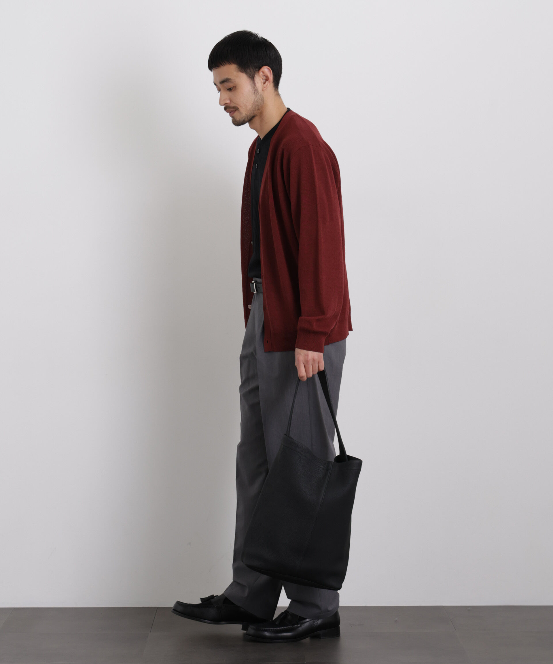 nano･universe「14ゲージドライニットカーディガン」|ニット・セーター|