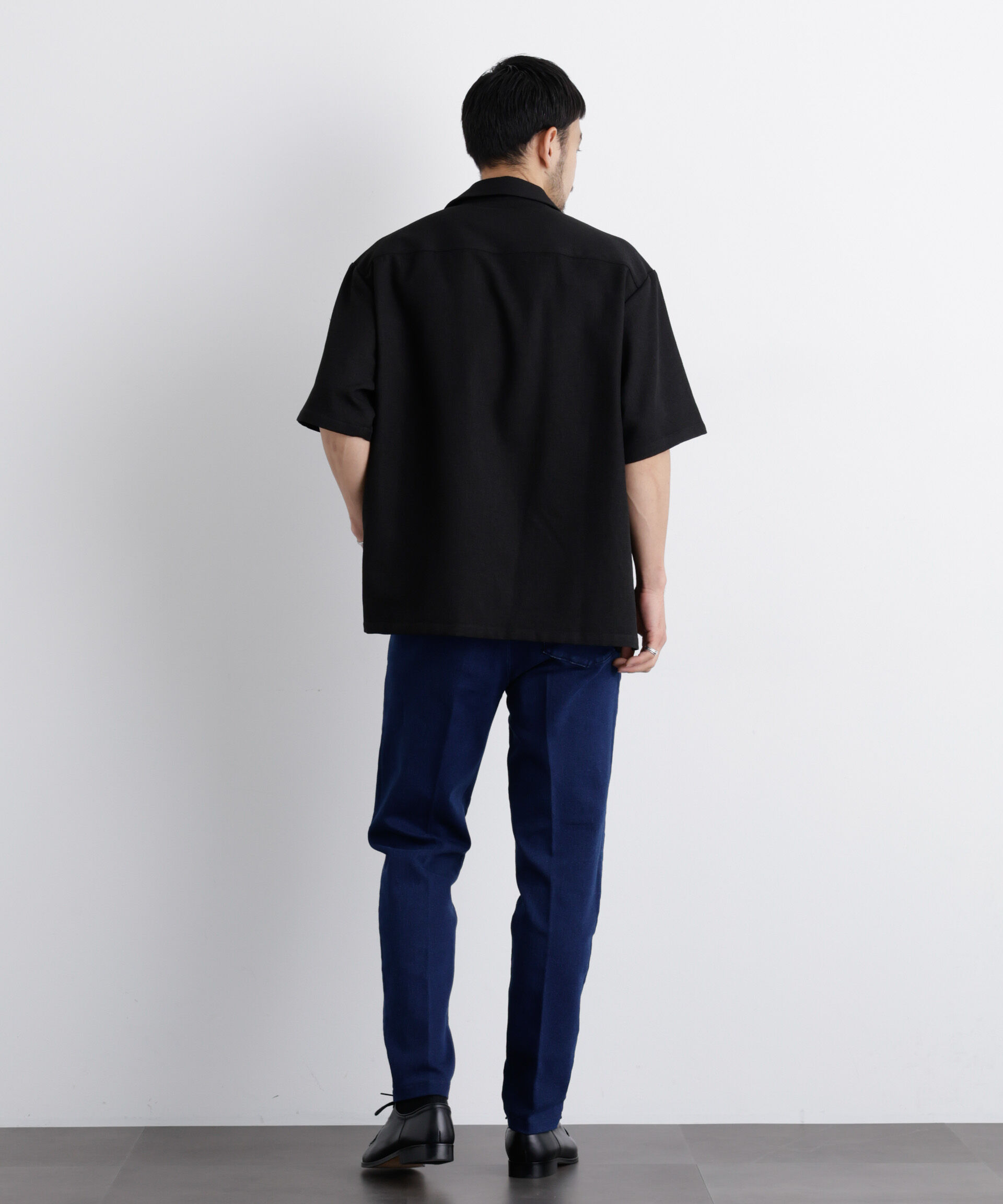 nano･universe「｢Meaningful Continuity｣ ストレッチデニムトラウザーズ」|チノ|