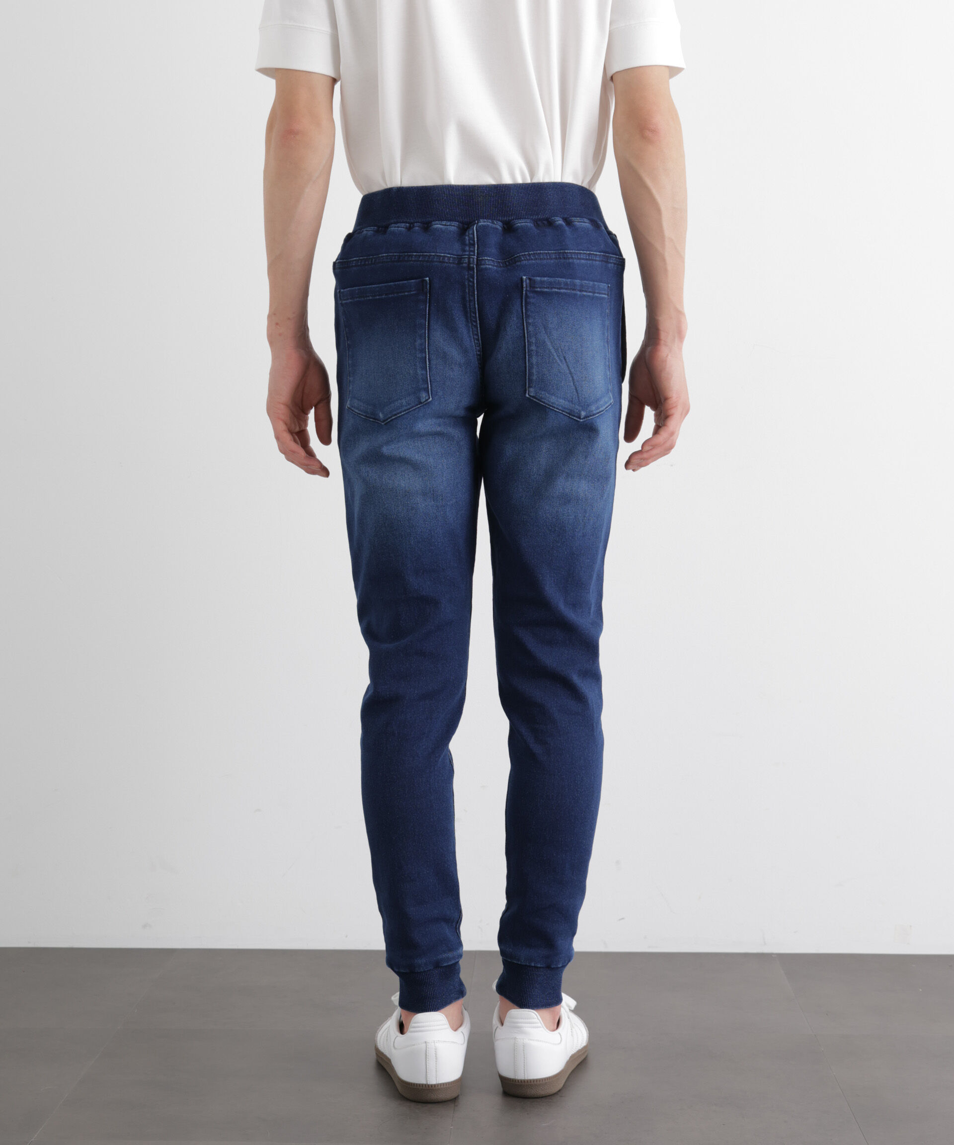 nano･universe「｢Meaningful Continuity｣ ストレッチデニムジョガーパンツ」|チノ|