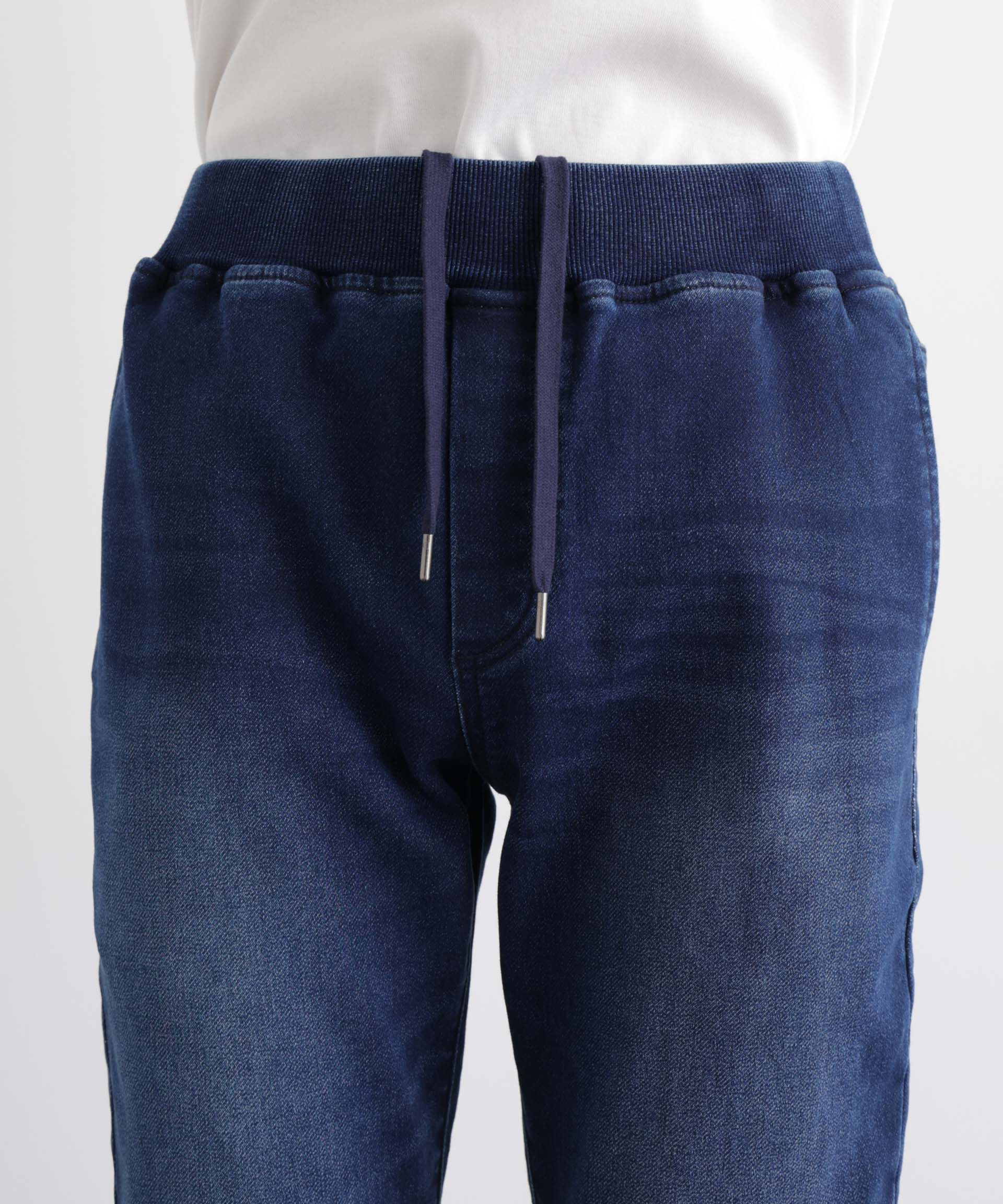 nano･universe「｢Meaningful Continuity｣ ストレッチデニムジョガーパンツ」|チノ|