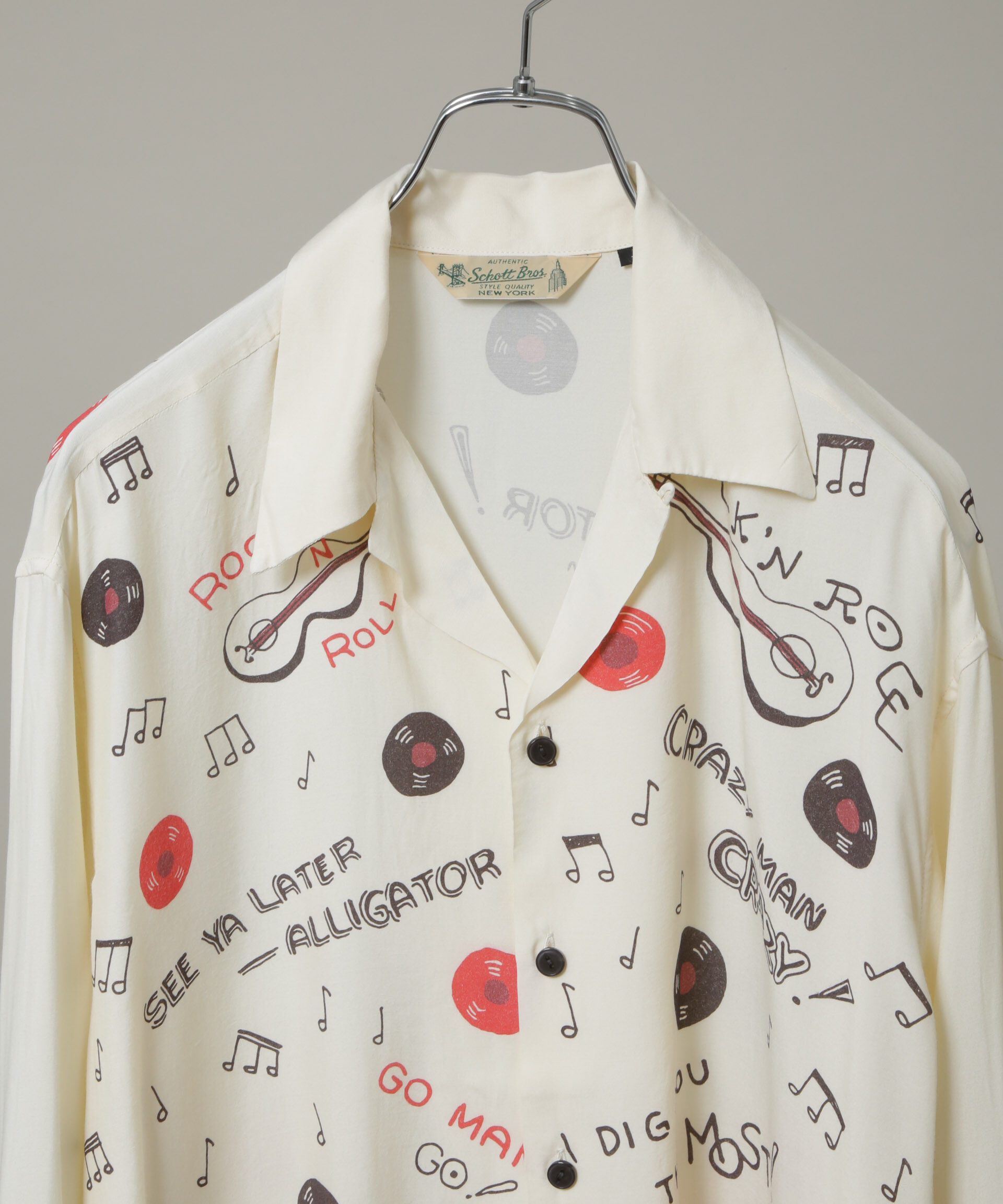 nano･universe「Schott/ROCK'N ROLL RAYON SHIRT」|シャツ・ブラウス|