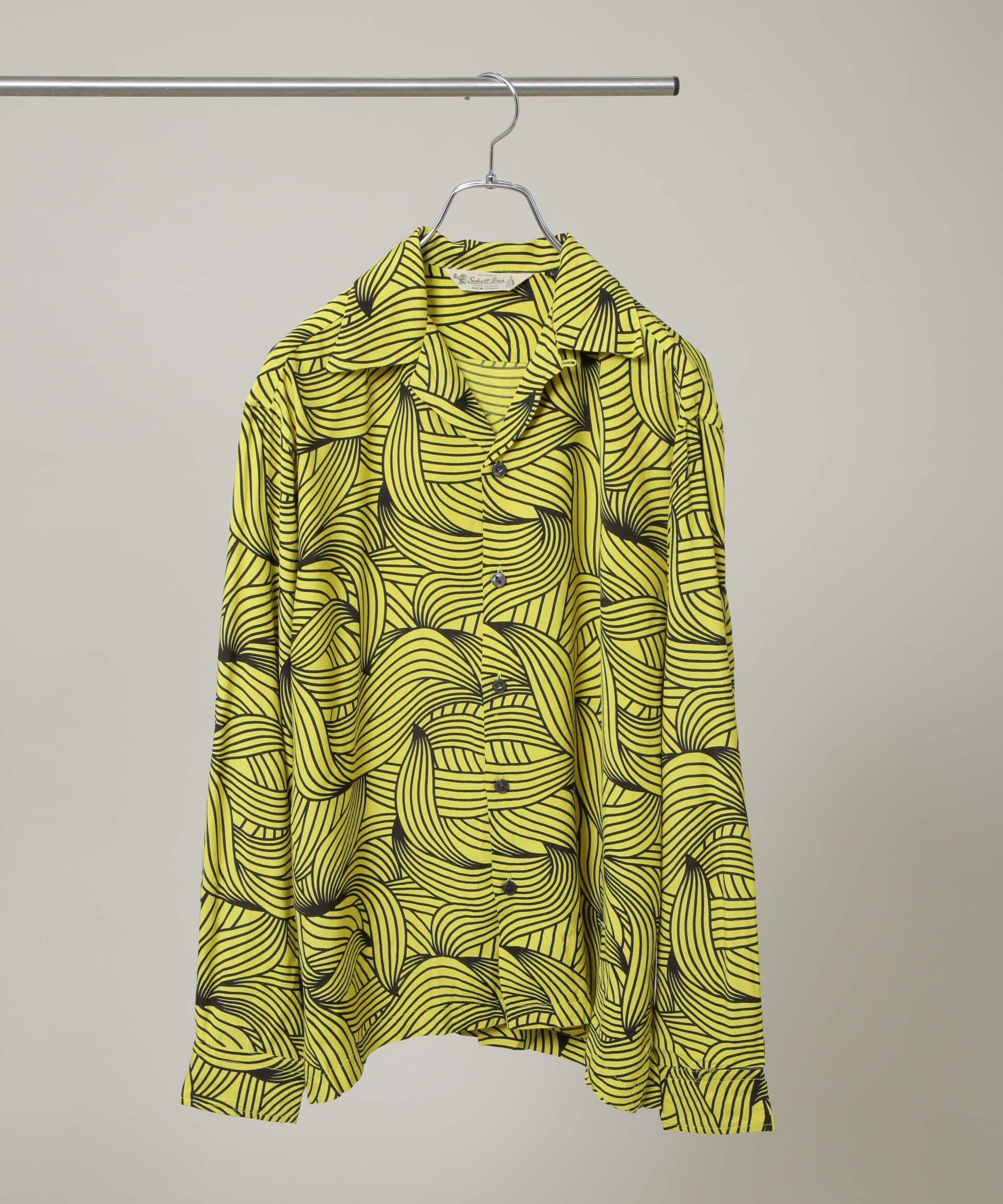 nano･universe「Schott/BANANA RAYON SHIRT」|シャツ・ブラウス|イエロー