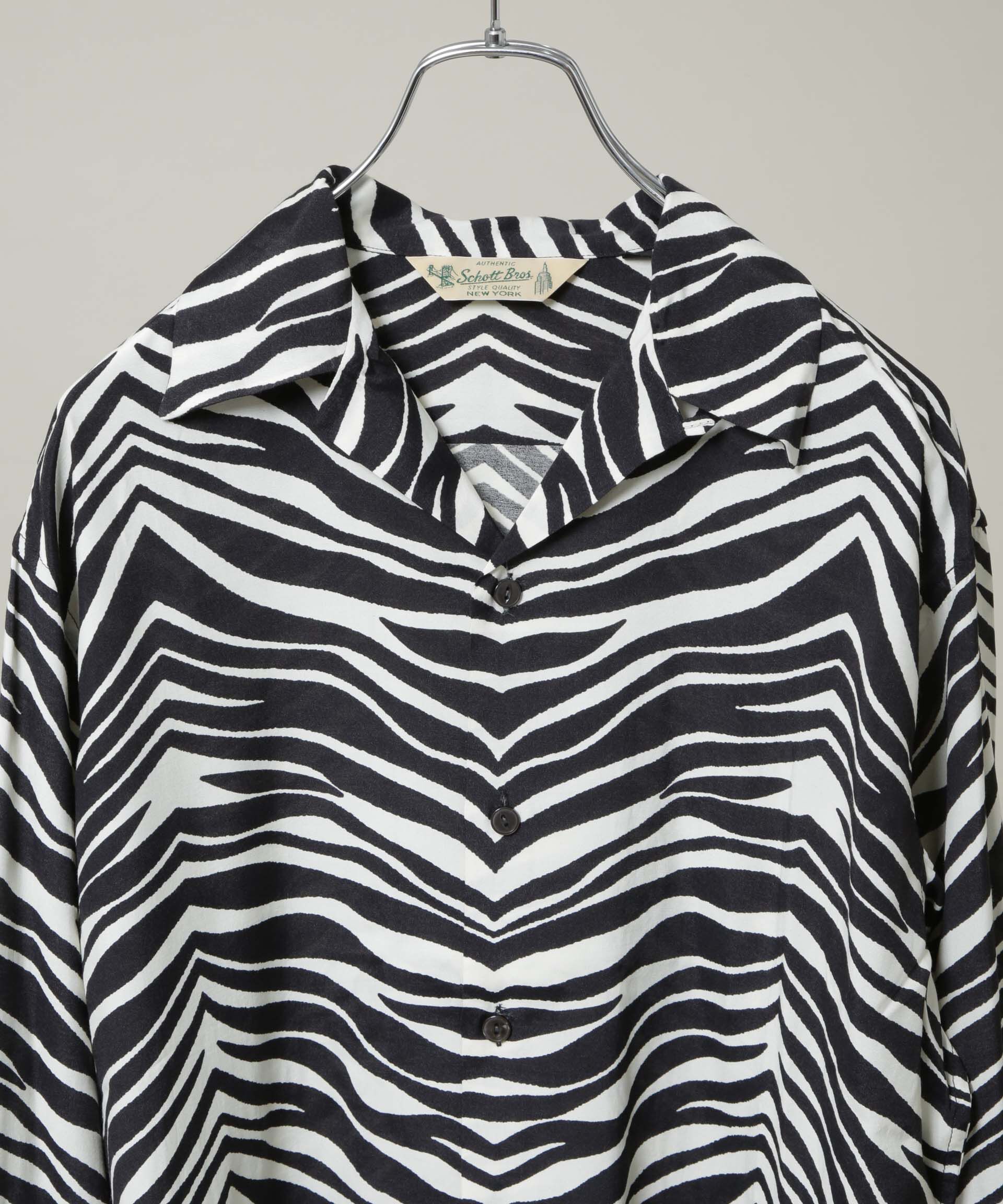 nano･universe「Schott/ZEBRA RAYON SHIRT」|シャツ・ブラウス|