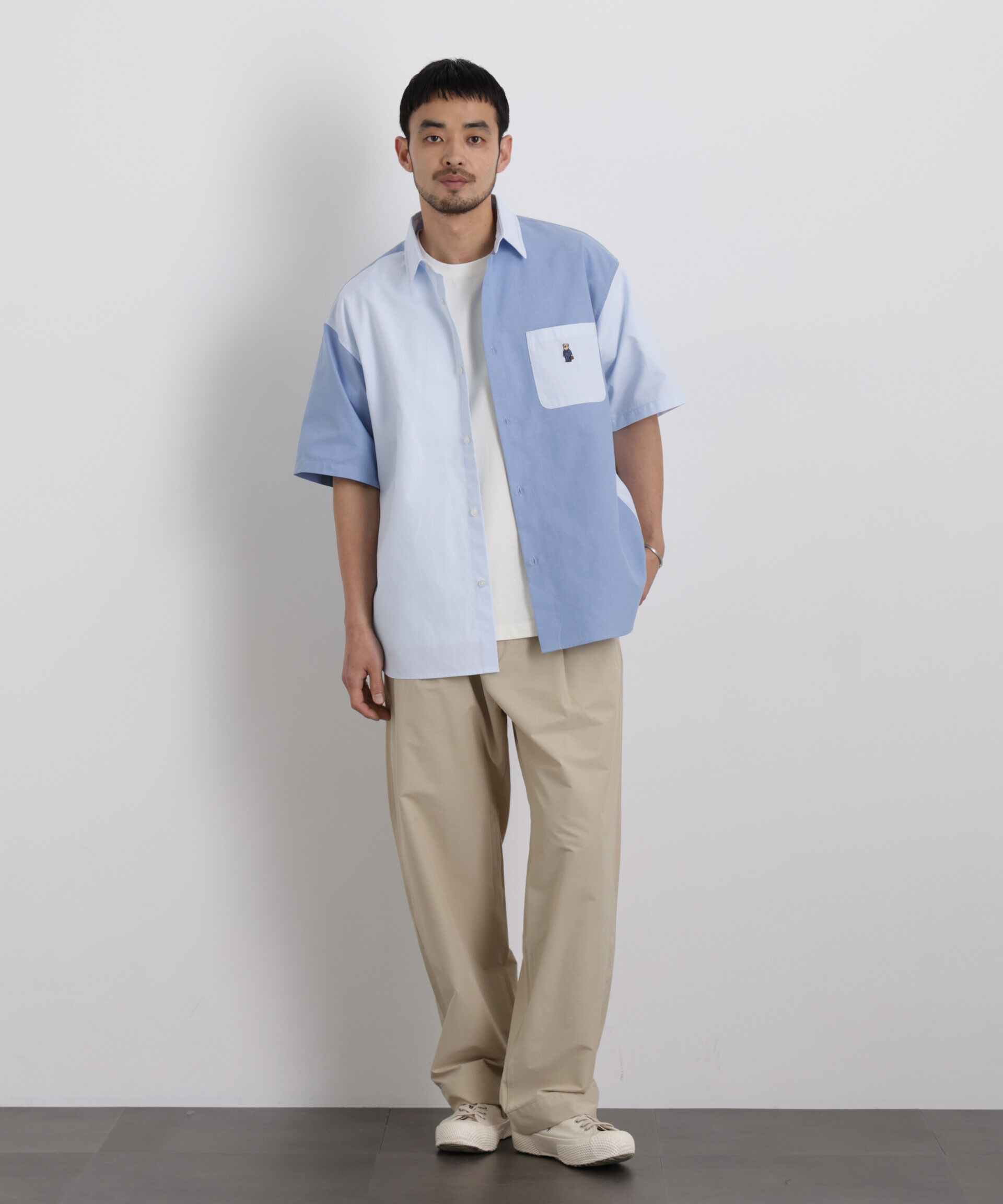 nano･universe「ナノベア クレイジーパターンシャツ 半袖」|シャツ・ブラウス|