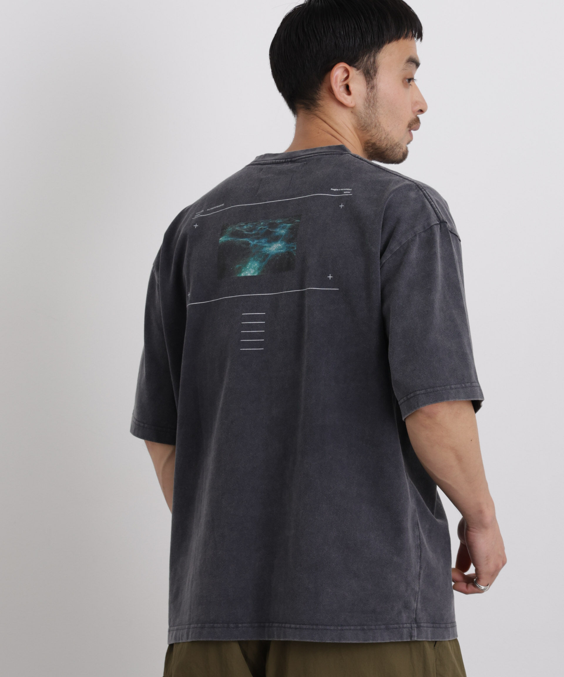 nano･universe「AtoZTシャツ 半袖」|Tシャツ・カットソー|