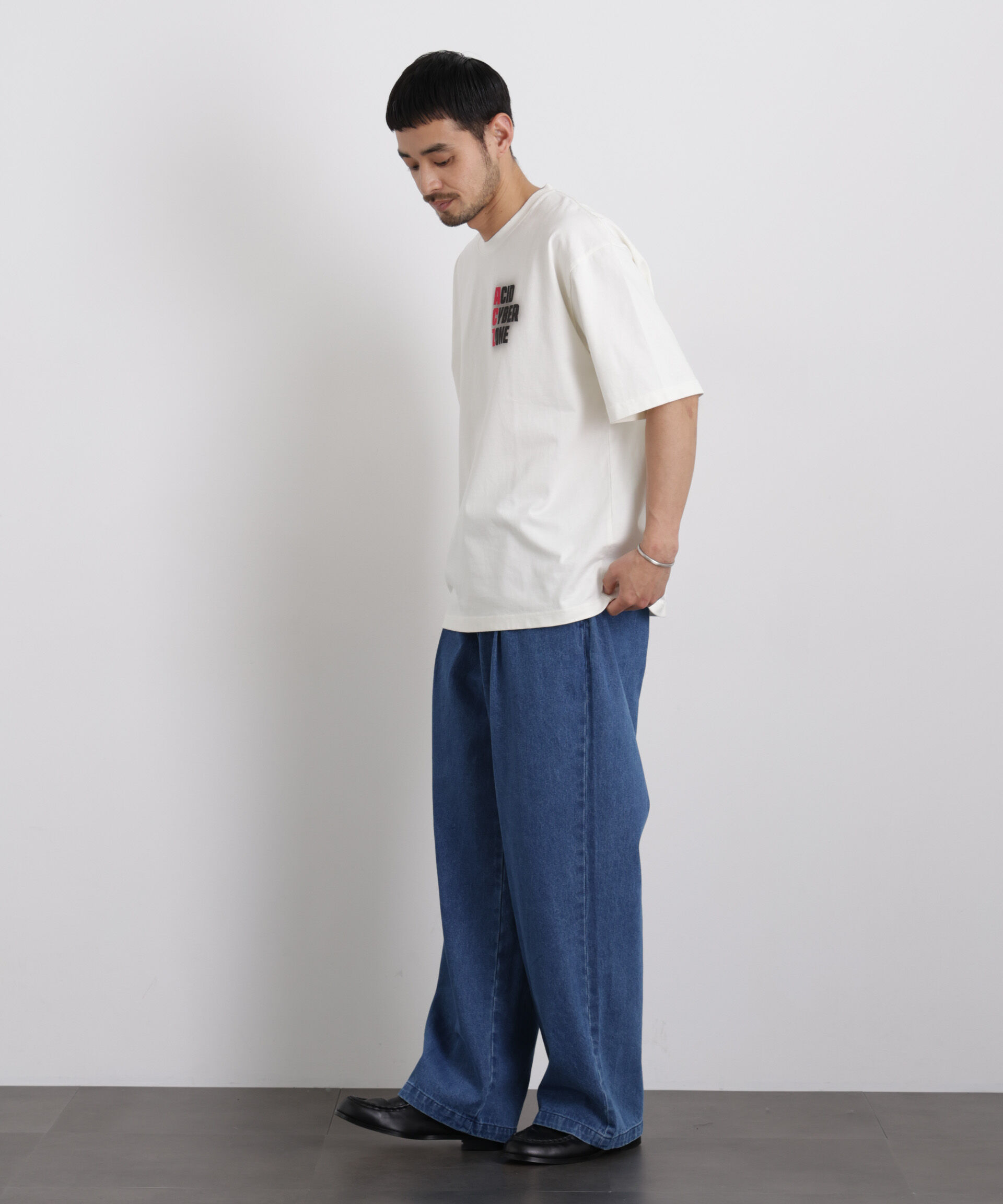 nano･universe「AtoZTシャツ 半袖」|Tシャツ・カットソー|