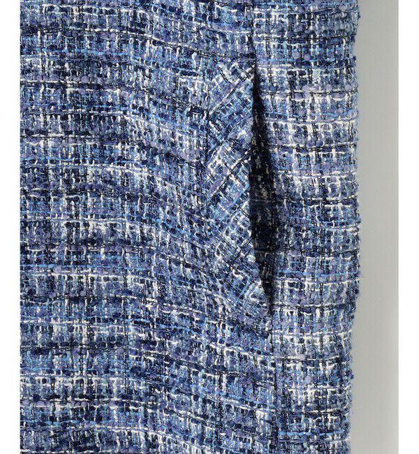 組曲「【KUMIKYOKU NAVY】マカロンツイード ジャケット」|ノーカラージャケット|