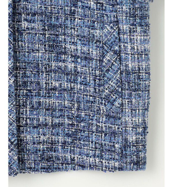 組曲「【KUMIKYOKU NAVY】マカロンツイード ジャケット」|ノーカラージャケット|