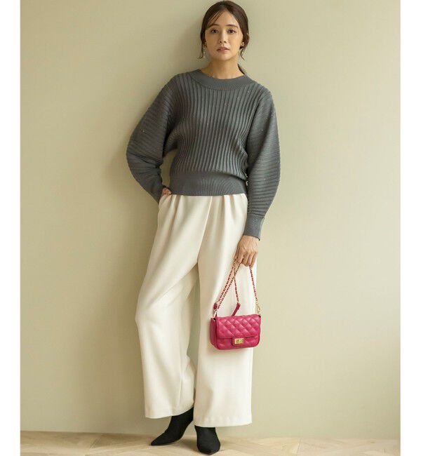 組曲「【暖かい・ストレッチ】バックウォームワイドタックパンツ」|その他|