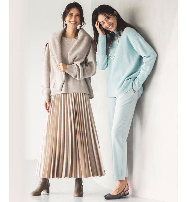 自由区「【撥水加工・洗える】TRギャバ裏起毛テーパード パンツ」|その他|