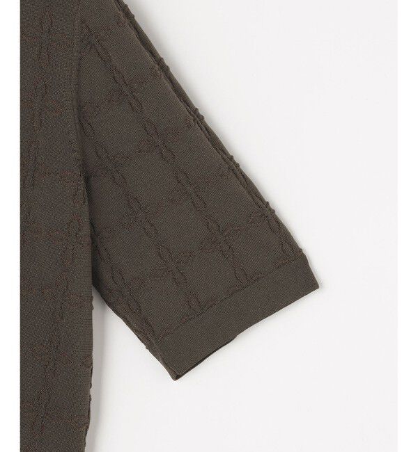 自由区「ジオメトリックアセテート プルオーバー」|ニット・セーター|