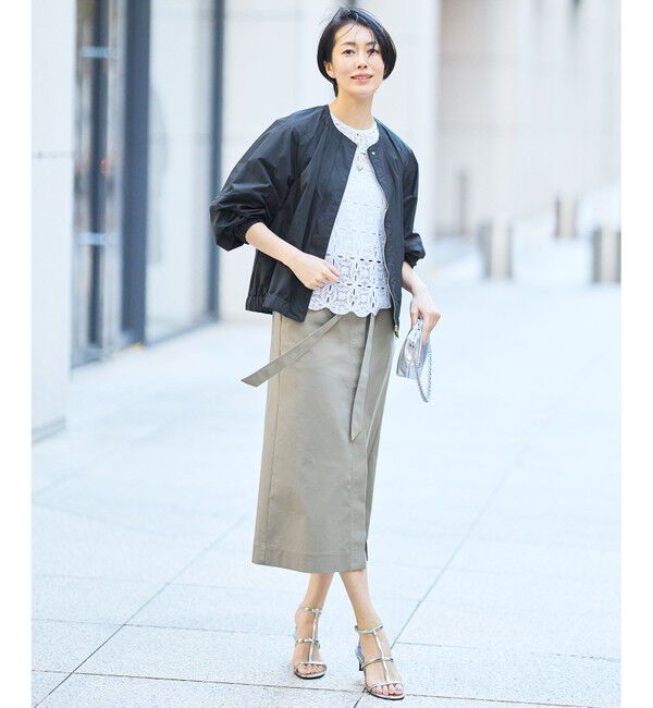 自由区「【1枚でキレイ見え】エンブロイダリー ニット」|ニット・セーター|