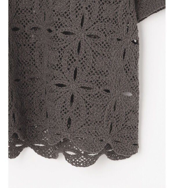 自由区「【1枚でキレイ見え】エンブロイダリー ニット」|ニット・セーター|