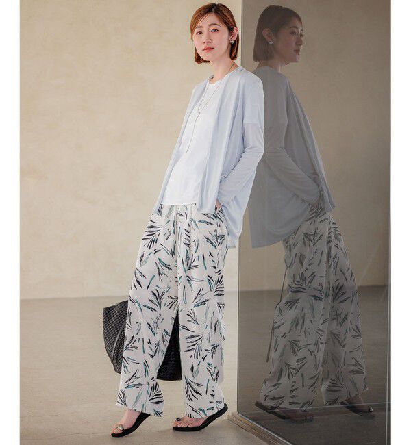 23区「【新色追加/UVケア/接触冷感】マルチ機能 シアー ショート カーディガン」|カーディガン|