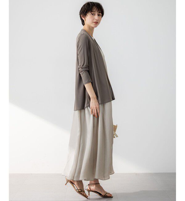 23区「【新色追加/UVケア/接触冷感】マルチ機能 シアー ショート カーディガン」|カーディガン|