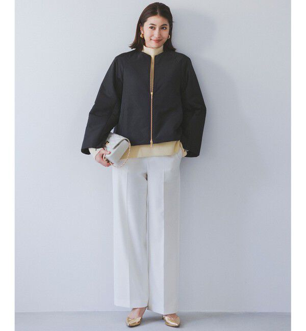 23区「【CLASSY.2月号掲載/洗える】TRストレッチギャバ ワイドパンツ」|その他|