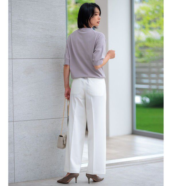 23区「【CLASSY.2月号掲載/洗える】TRストレッチギャバ ワイドパンツ」|その他|