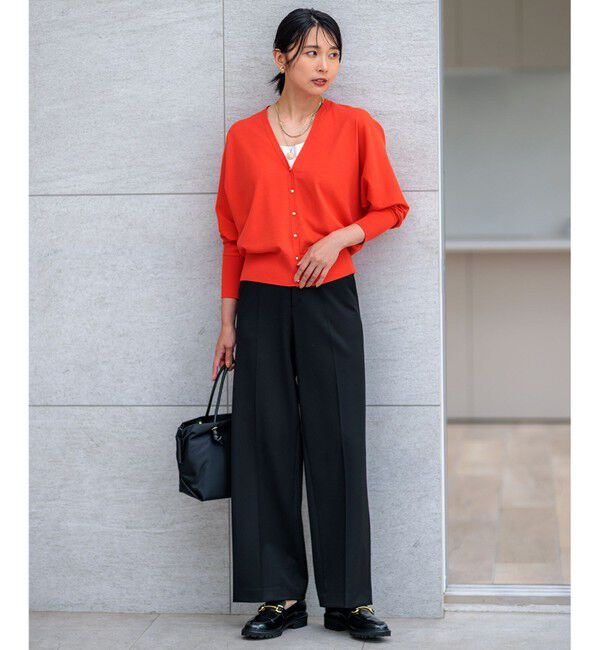 23区「【CLASSY.2月号掲載/洗える】TRストレッチギャバ ワイドパンツ」|その他|