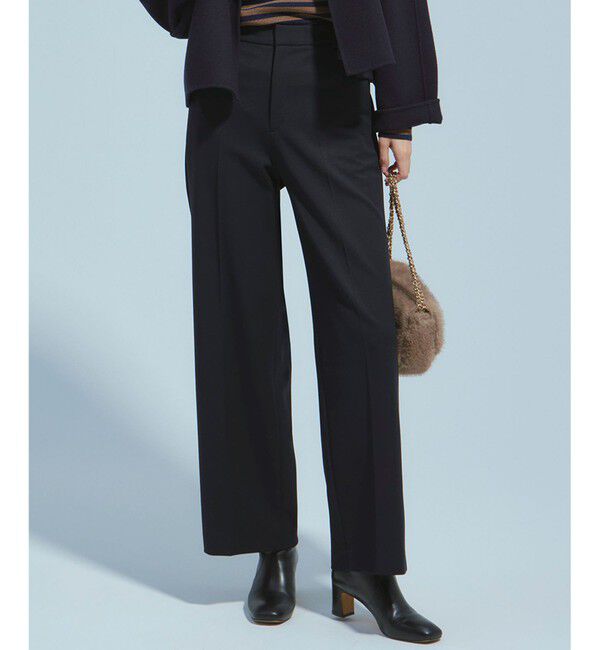 23区「【CLASSY.2月号掲載/洗える】TRストレッチギャバ ワイドパンツ」|その他|ネイビー系