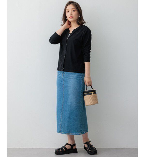 23区「【SLOW/一部店舗限定】シアーツイストシングルジャージー カーディガン」|Tシャツ・カットソー|