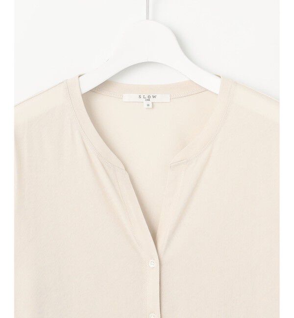 23区「【SLOW/一部店舗限定】シアーツイストシングルジャージー カーディガン」|Tシャツ・カットソー|